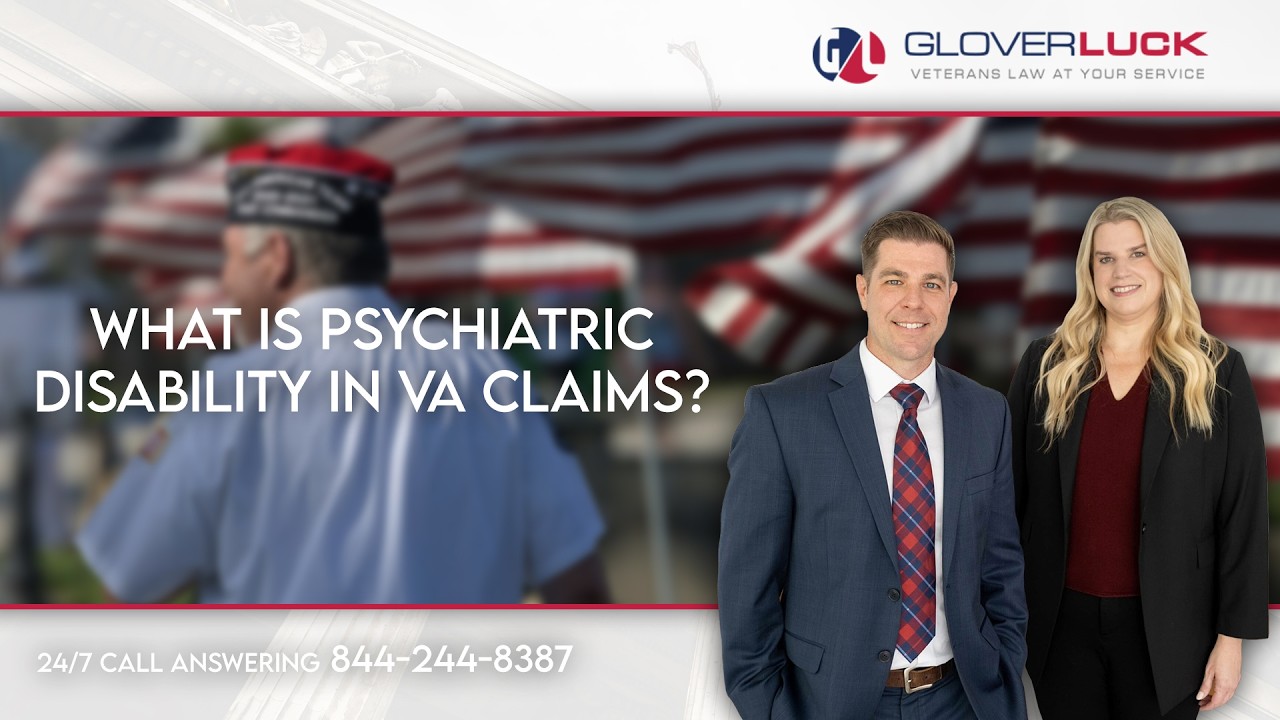 What is psychiatric disability in VA claims?